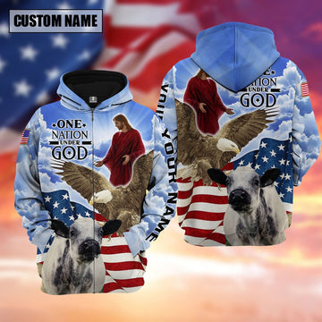 Farm Speakle Park One Nation Under God 3D Shirts, Farmer Hoodie, Custom Farm Shirts, Farmer T Shirt