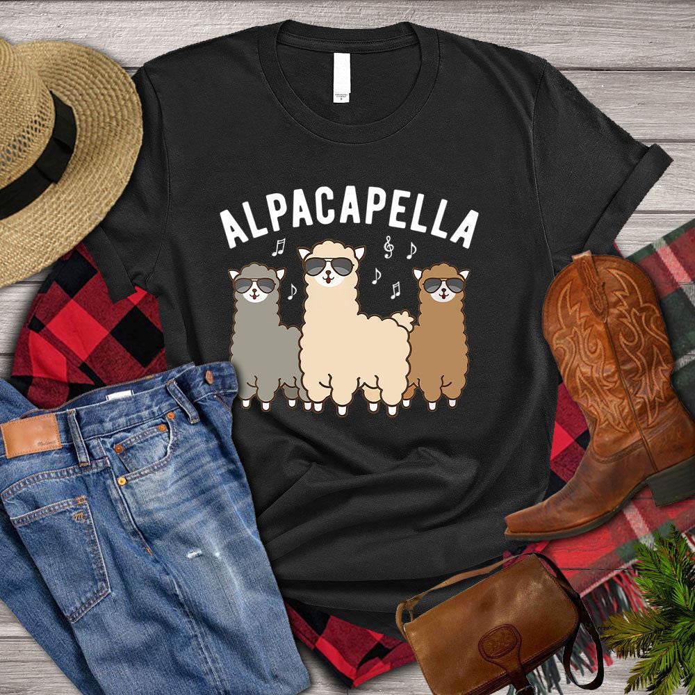 Farm T Shirt, Alpacapella Llama Farm T Shirt, Farm Shirts, Funny Farm Shirts