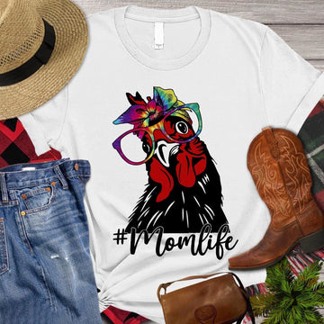 Farm T Shirt, Cool Chicken Mom Life T Shirts, Farm Shirts, Funny Farm Shirts