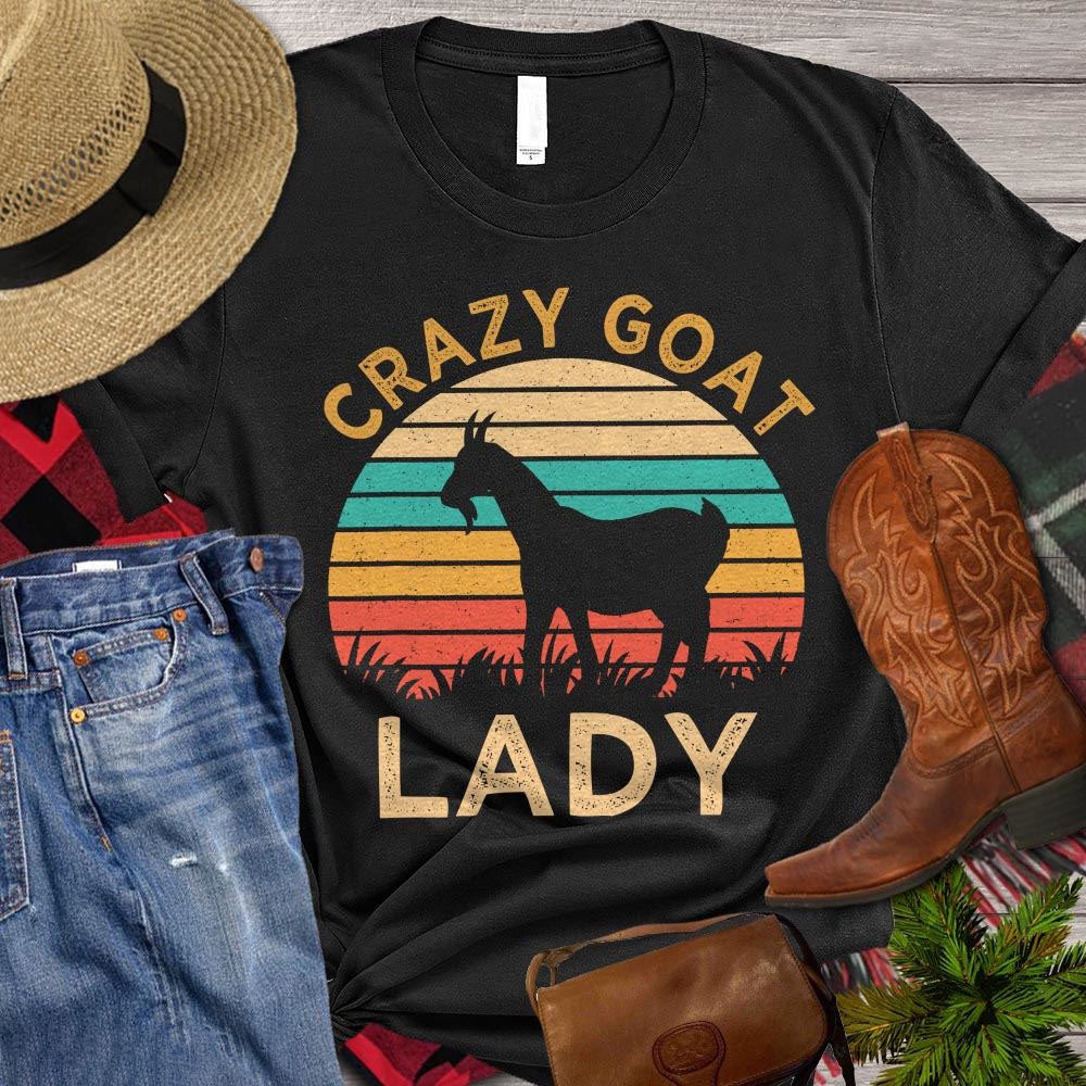 Farm T Shirt, Crazy Goat Lady T Shirt, Farm Shirts, Funny Farm Shirts