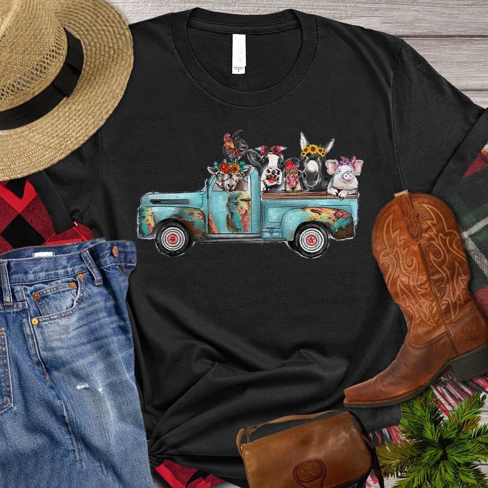 Farm T Shirt, Cute Farm Animals T Shirts, Farm Shirts, Funny Farm Shirts