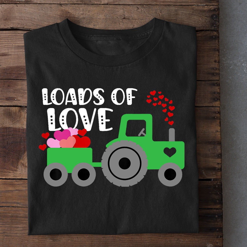 Farm T Shirt, Cute Loads Of Love T Shirt, Farm Shirts, Funny Farm Shirts