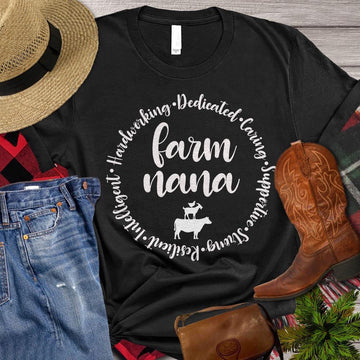Farm T Shirt, Farm Mom T-shirt, Farm Nana T Shirts, Farm Shirts, Funny Farm Shirts