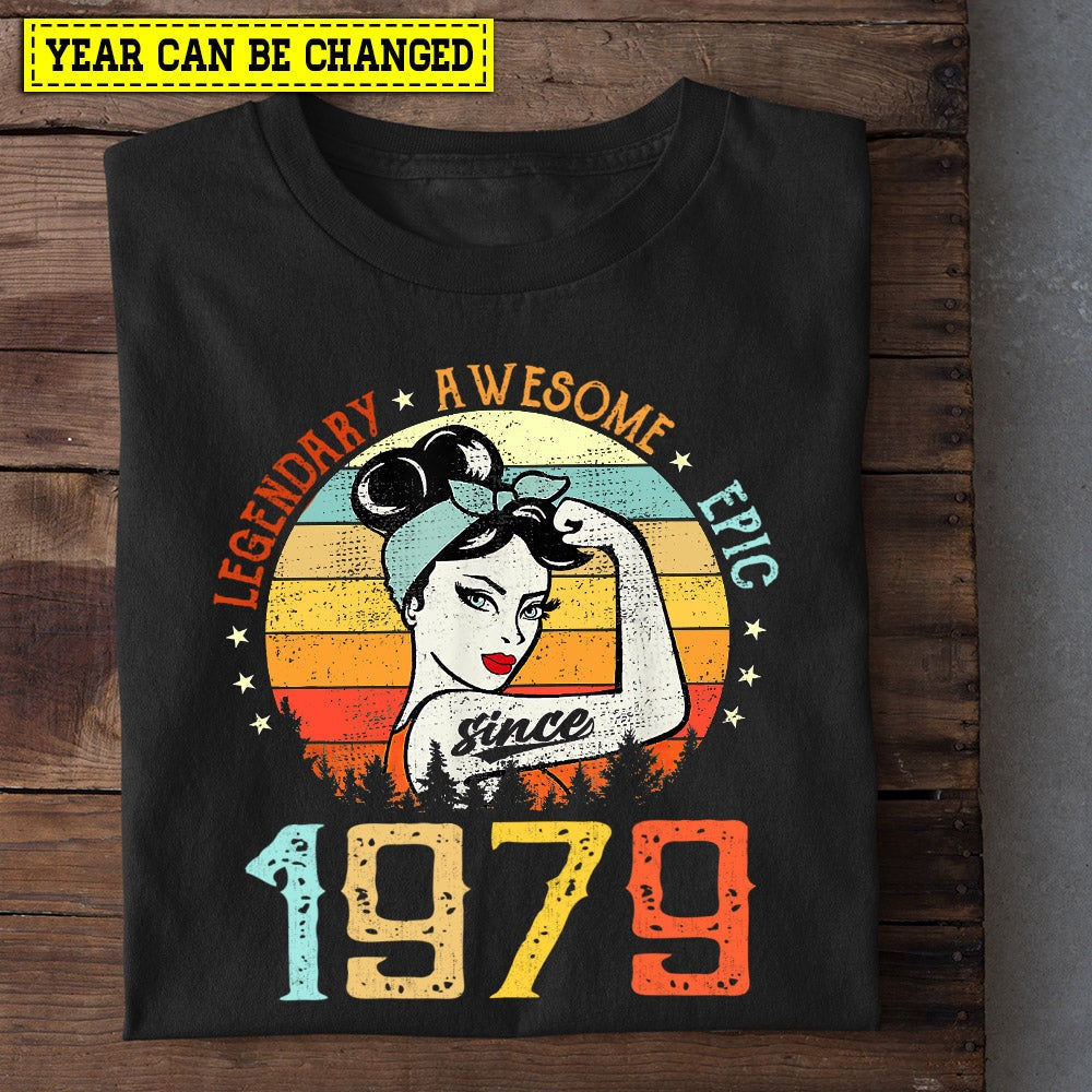 Farm T Shirt, Farmer Birthday T-Shirt, Legendary Awesome Month And Year Of Birthday Gift For Farmers T Shirt, Farm Shirts, Funny Farm Shirts