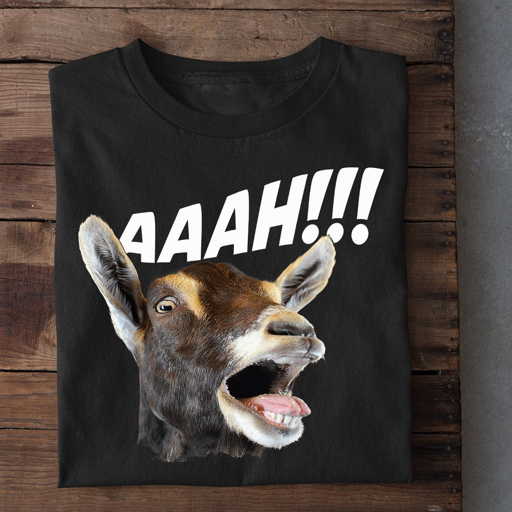 Farm T Shirt, Funny AAAAh I'm A Goat T Shirt, Farm Shirts, Funny Farm Shirts