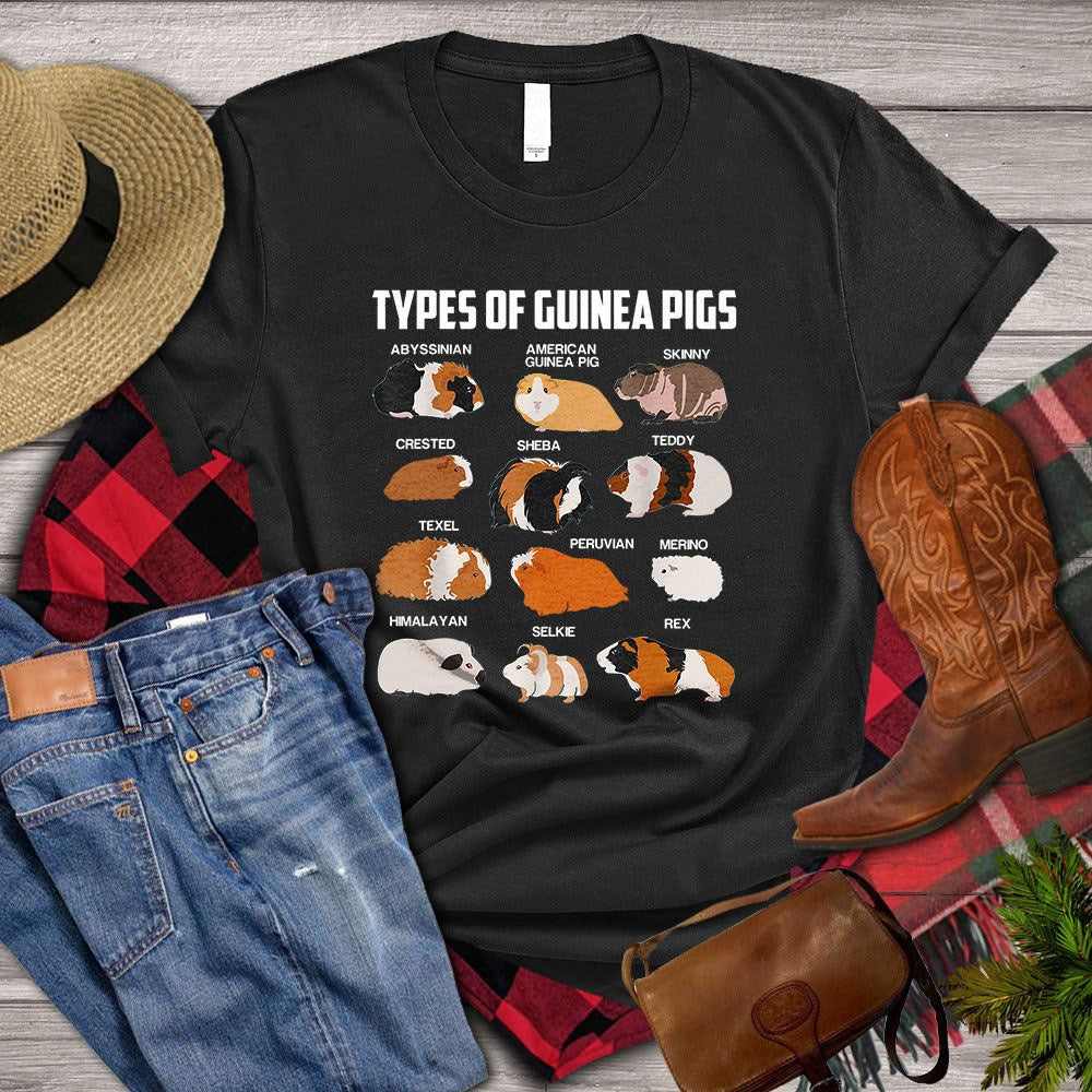Farm T Shirt, Funny GuineaTypes Of Guineapigs T Shirts, Farm Shirts, Funny Farm Shirts