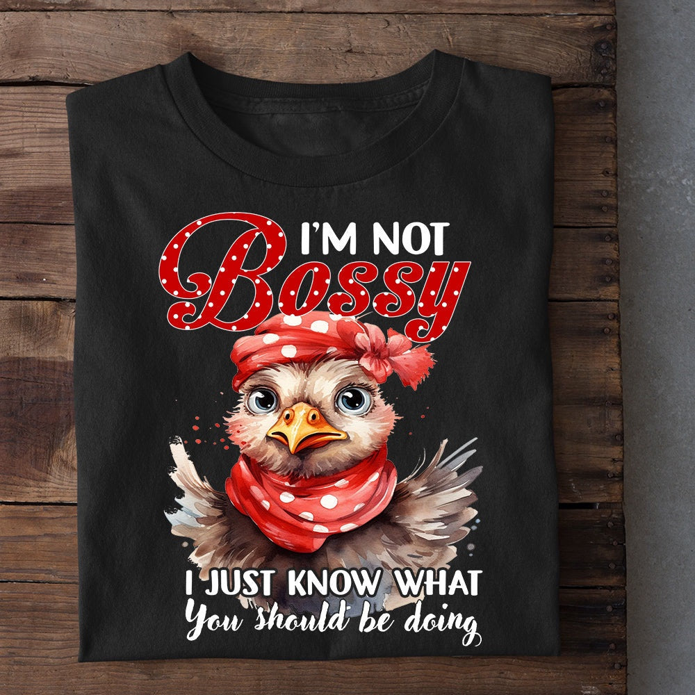 Farm T Shirt, Funny I'M Not Bossy Just Know What You Should Be Doing T Shirt, Farm Shirts, Funny Farm Shirts