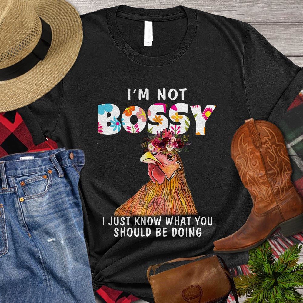 Farm T Shirt, Funny I'm Not Bossy I Just Know What You Should Be Doing, Farm Shirts, Funny Farm Shirts