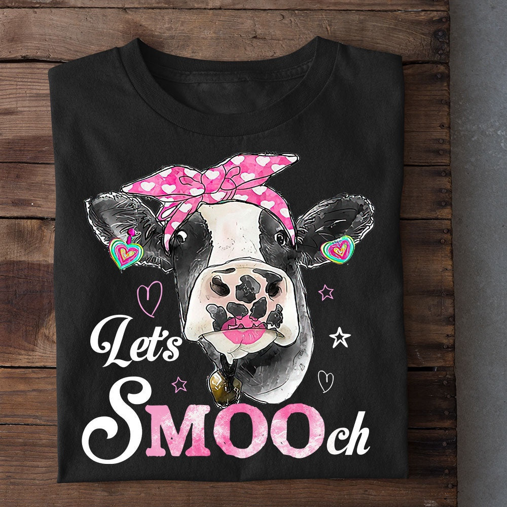 Farm T Shirt, Funny Let's Smooch T Shirt, Farm Shirts, Funny Farm Shirts