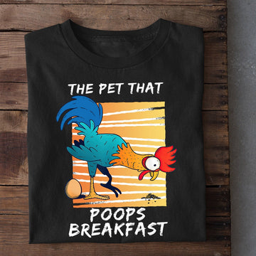 Farm T Shirt, Funny The Pet That Poops Breakfast T Shirt, Farm Shirts, Funny Farm Shirts