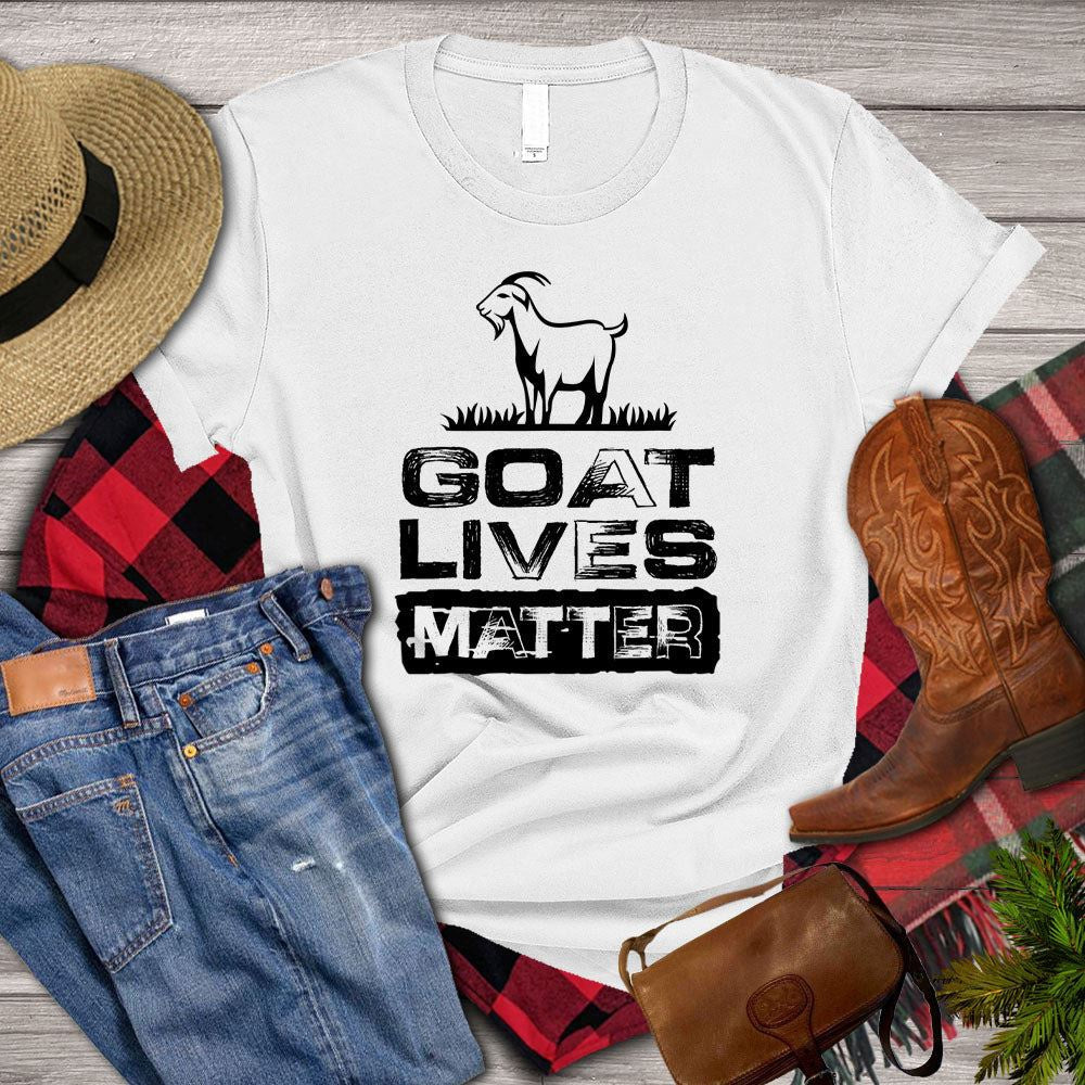Farm T Shirt, Goat Lives Matter T Shirts, Farm Shirts, Funny Farm Shirts