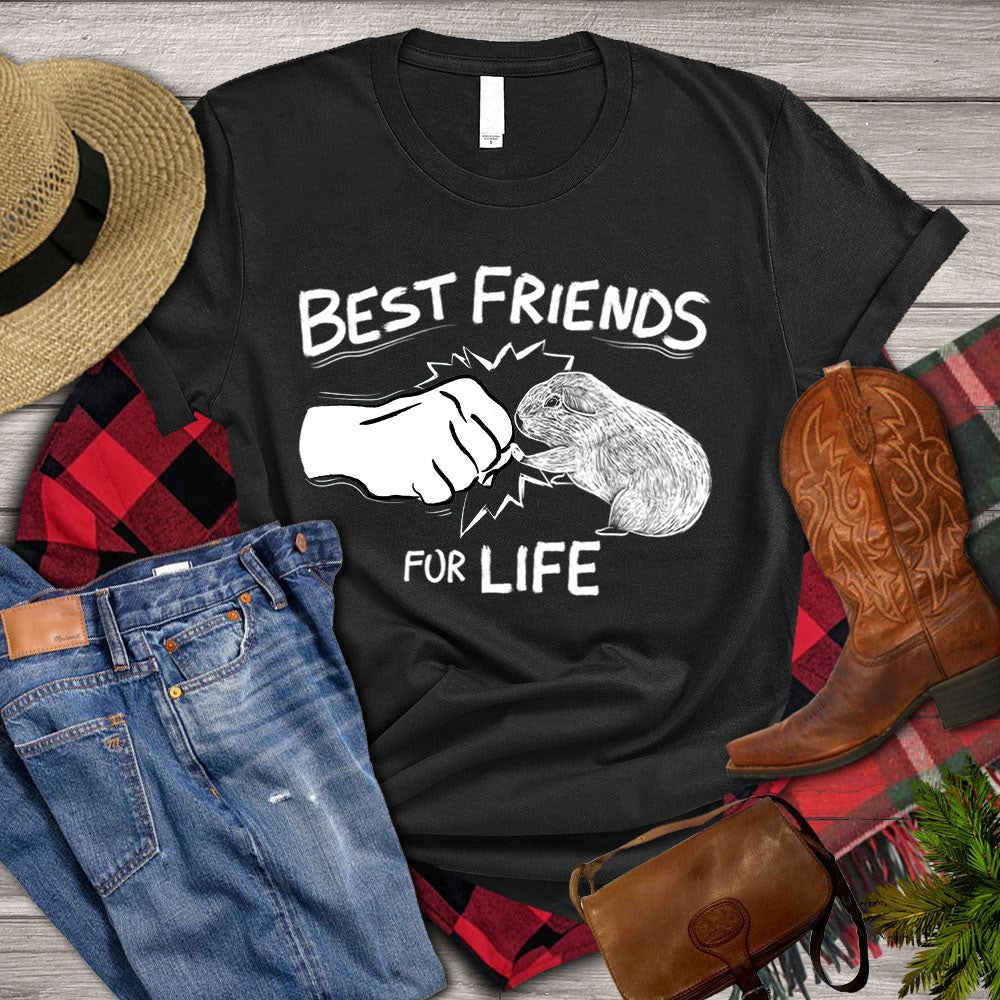 Farm T Shirt, GuineaBest Friends For Life T Shirt, Farm Shirts, Funny Farm Shirts