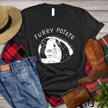Farm T Shirt, GuineaSave The Furry Patato T Shirt, Farm Shirts, Funny Farm Shirts