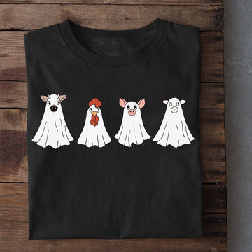 Farm T Shirt, Halloween Costume With Farm Animals T Shirt, Farm Shirts, Funny Farm Shirts