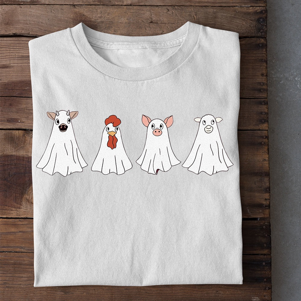 Farm T Shirt, Halloween Farm Animals T-shirt, Costume With Farm Animals T Shirt, Farm Shirts, Funny Farm Shirts