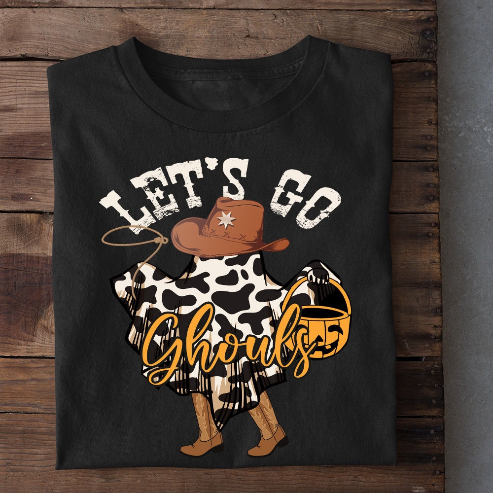 Farm T Shirt, Halloween Let's Go Ghouls T Shirt, Farm Shirts, Funny Farm Shirts