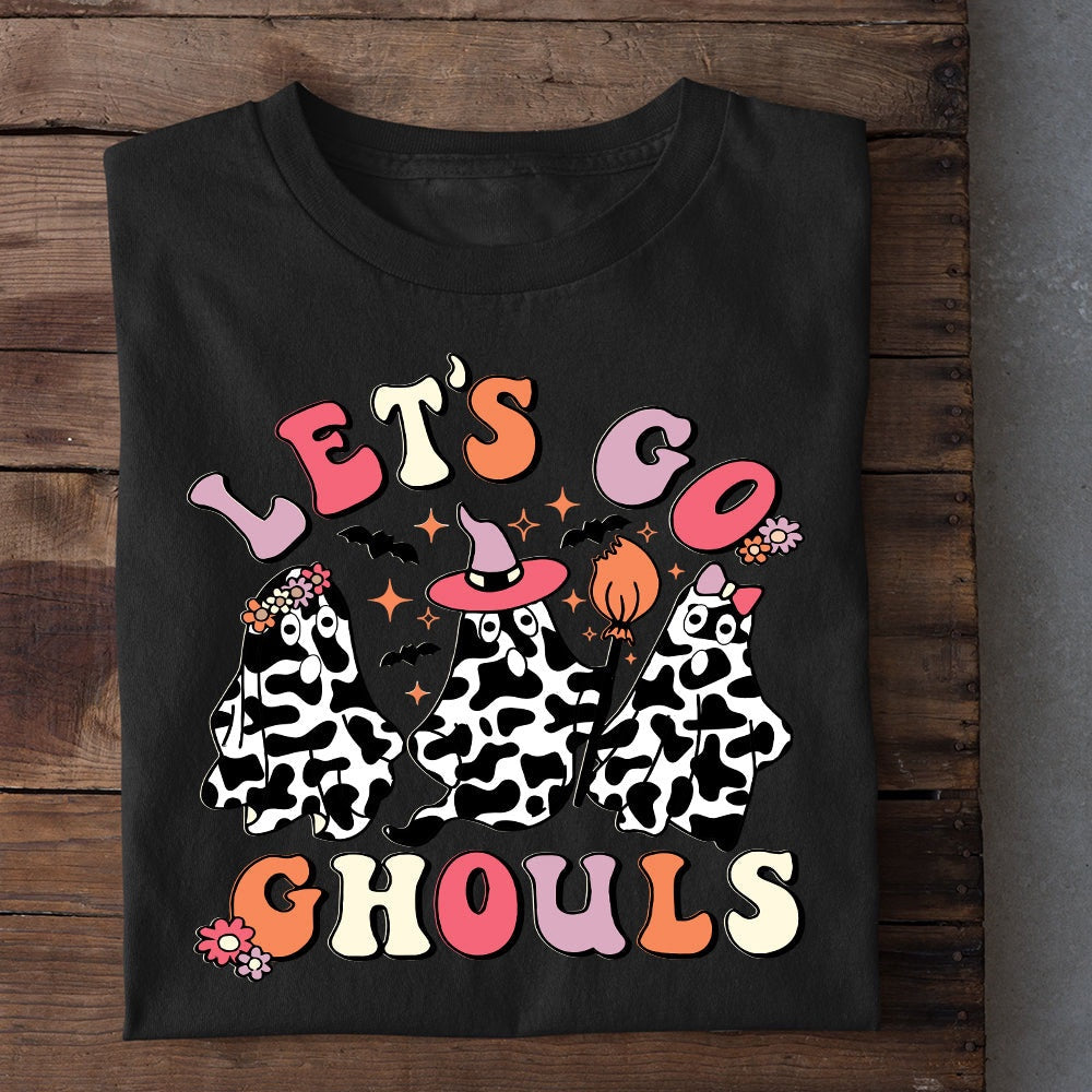 Farm T Shirt, Halloween Let's Go Ghouls Tees, Farm Shirts, Funny Farm Shirts