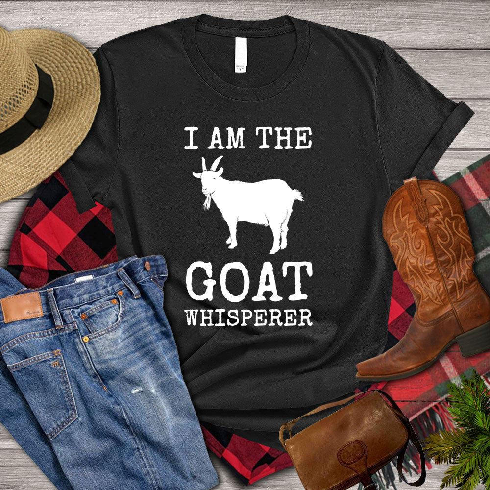 Farm T Shirt, I Am The Goat Whisperer Goat T Shirts, Farm Shirts, Funny Farm Shirts