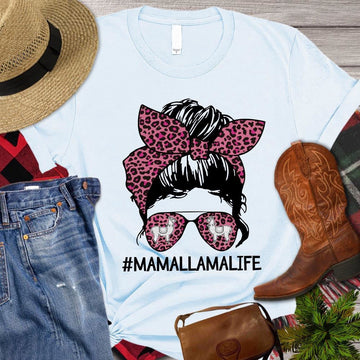 Farm T Shirt, Llama Mom Life T Shirt, Farm Shirts, Funny Farm Shirts