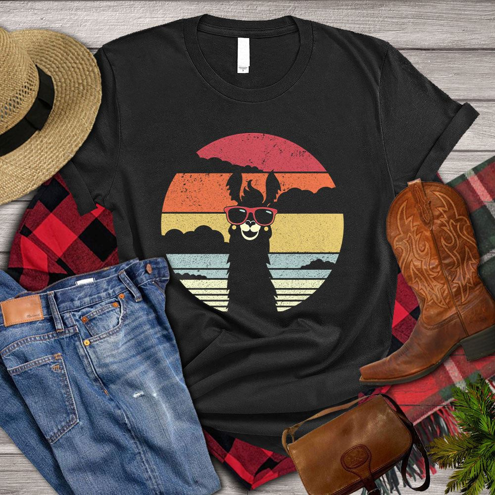 Farm T Shirt, Llama With Glasses T Shirt, Farm Shirts, Funny Farm Shirts