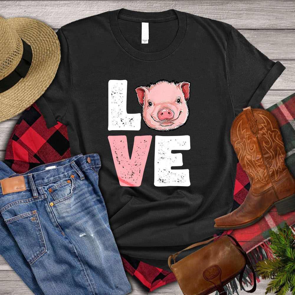 Farm T Shirt, Love Pig T Shirts, Farm Shirts, Funny Farm Shirts