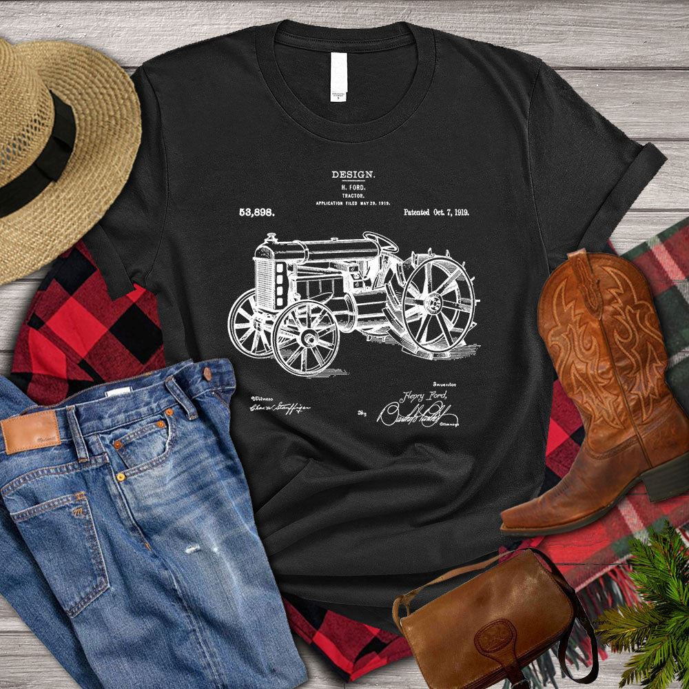 Farm T Shirt, Old Design Old Tractor Lover T Shirt, Farm Shirts, Funny Farm Shirts