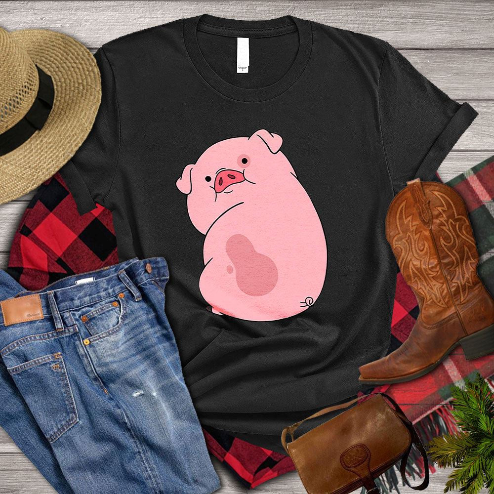 Farm T Shirt, Pig Turn Your Back T Shirt, Farm Shirts, Funny Farm Shirts