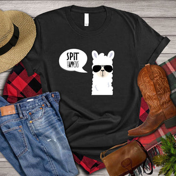 Farm T Shirt, Spit Happens Llama T Shirts, Farm Shirts, Funny Farm Shirts