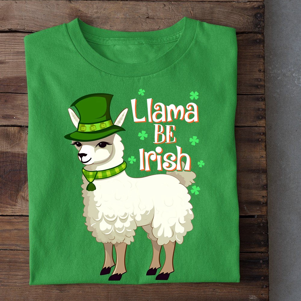 Farm T Shirt, St Llama Be Irish T Shirt, Farm Shirts, Funny Farm Shirts