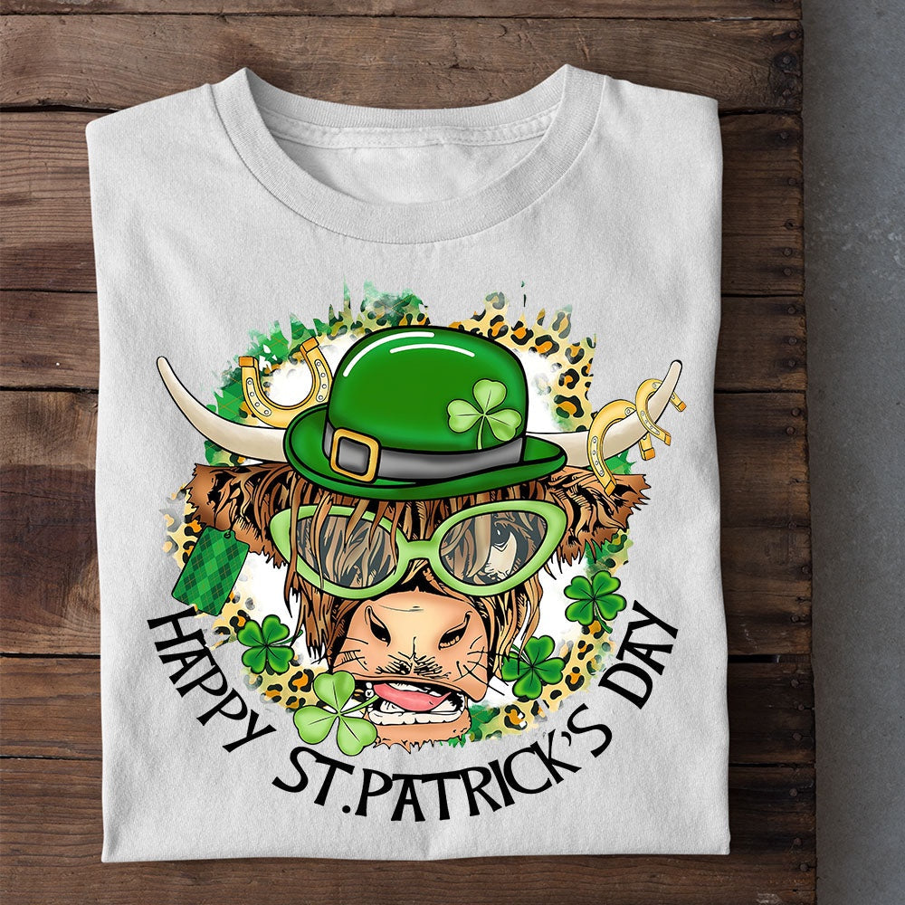 Farm T Shirt, St Patrick's Day Highland Patrick's Day T Shirt, Farm Shirts, Funny Farm Shirts