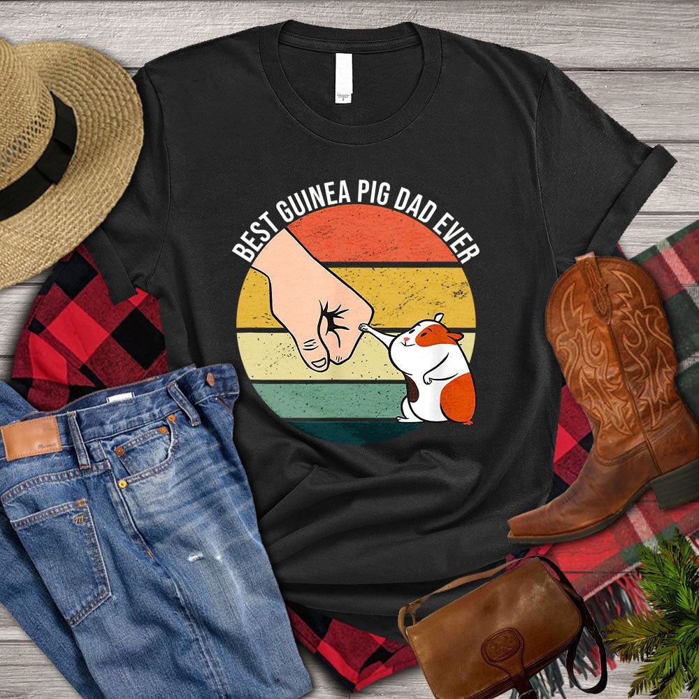 Farm T Shirt, Vintage GuineaBest Guineapig Dad Ever T Shirt, Farm Shirts, Funny Farm Shirts
