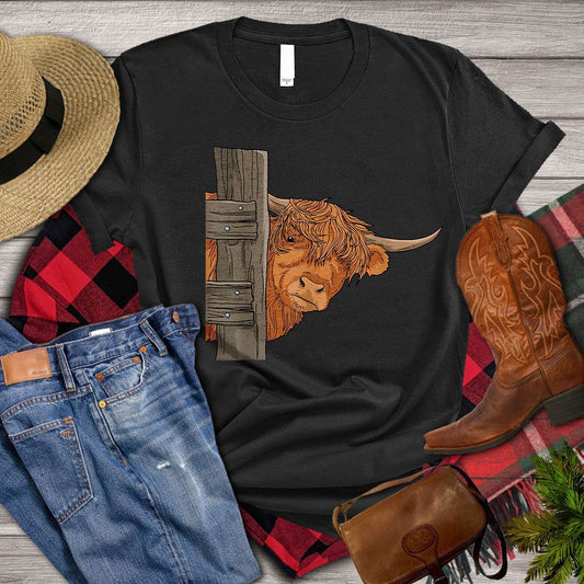 Farm T Shirt, Wild Cow T Shirt, Farm Shirts, Funny Farm Shirts