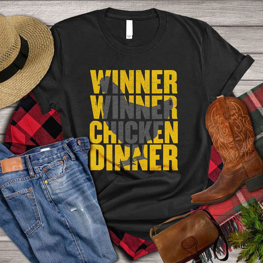 Farm T Shirt, Winner Winner Chicken Dinner T Shirt, Farm Shirts, Funny Farm Shirts