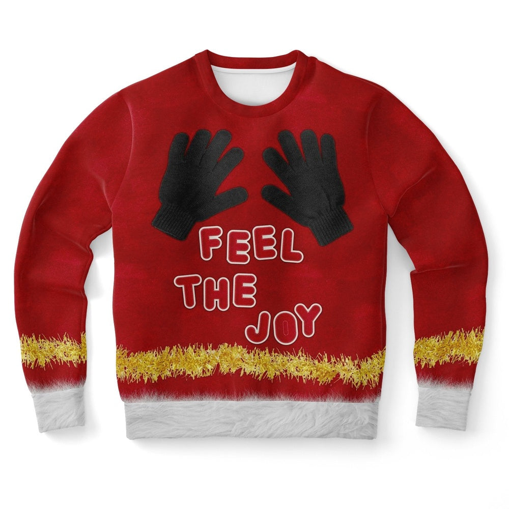 Feel the Joy Ugly Christmas Sweater, Christmas Ugly Sweater, Sweater Xmas, Ugly Sweater