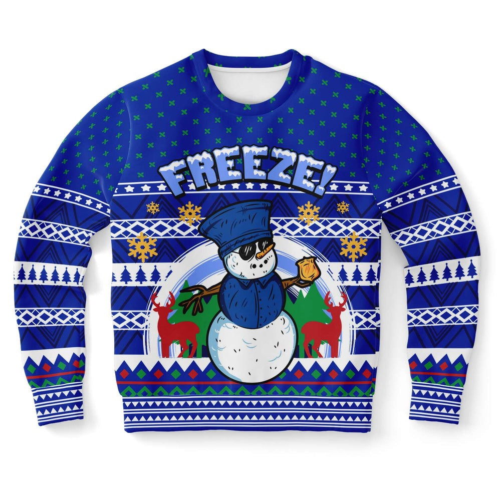 Freeze Snowman Ugly Christmas Sweater, Christmas Ugly Sweater, Sweater Xmas, Ugly Sweater