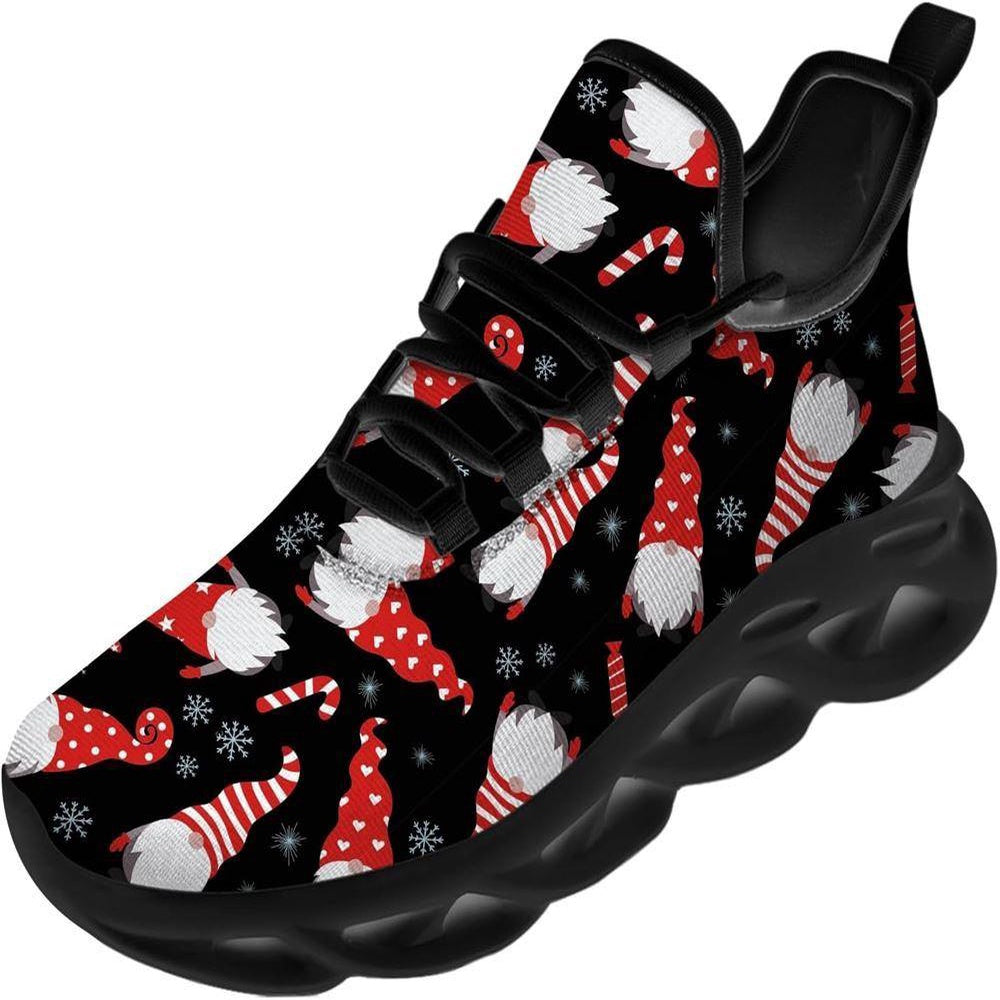 Funny Gnome Christmas Max Soul Shoes, Christmas Sneakers, Christmas Shoes, Christmas Clunky Sneaker