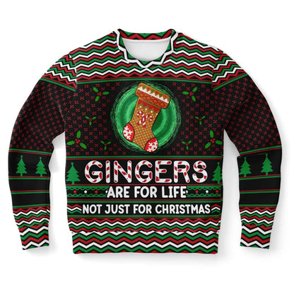 Ginger Are For Life Not Just For Christmas Ugly Christmas Sweater, Christmas Ugly Sweater, Sweater Xmas, Ugly Sweater
