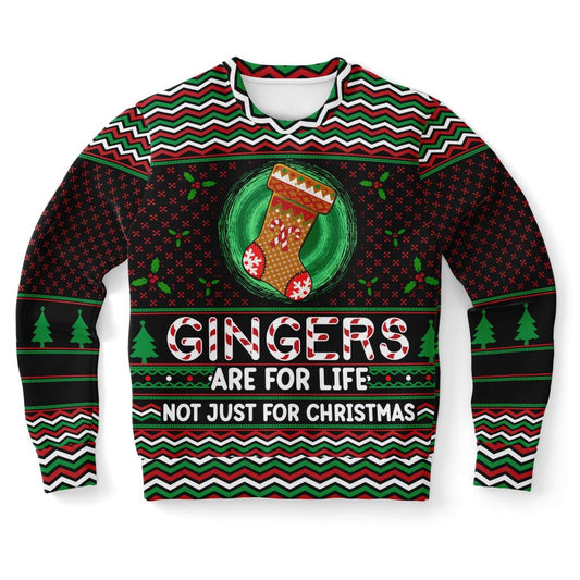 Ginger Are For Life Not Just For Christmas Ugly Christmas Sweater, Christmas Ugly Sweater, Sweater Xmas, Ugly Sweater