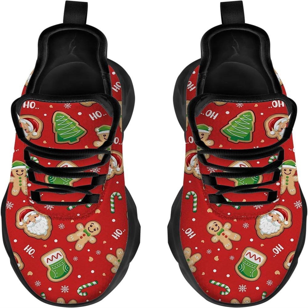 Ginger Candy Christmas Max Soul Shoes, Christmas Sneakers, Christmas Shoes, Christmas Clunky Sneaker