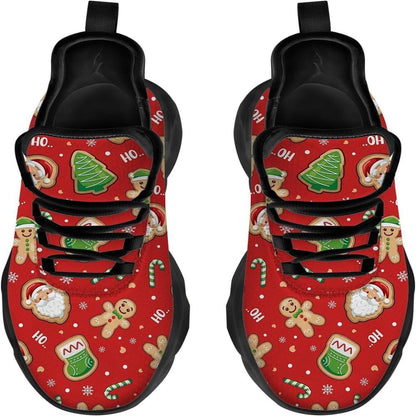 Ginger Candy Christmas Max Soul Shoes, Christmas Sneakers, Christmas Shoes, Christmas Clunky Sneaker