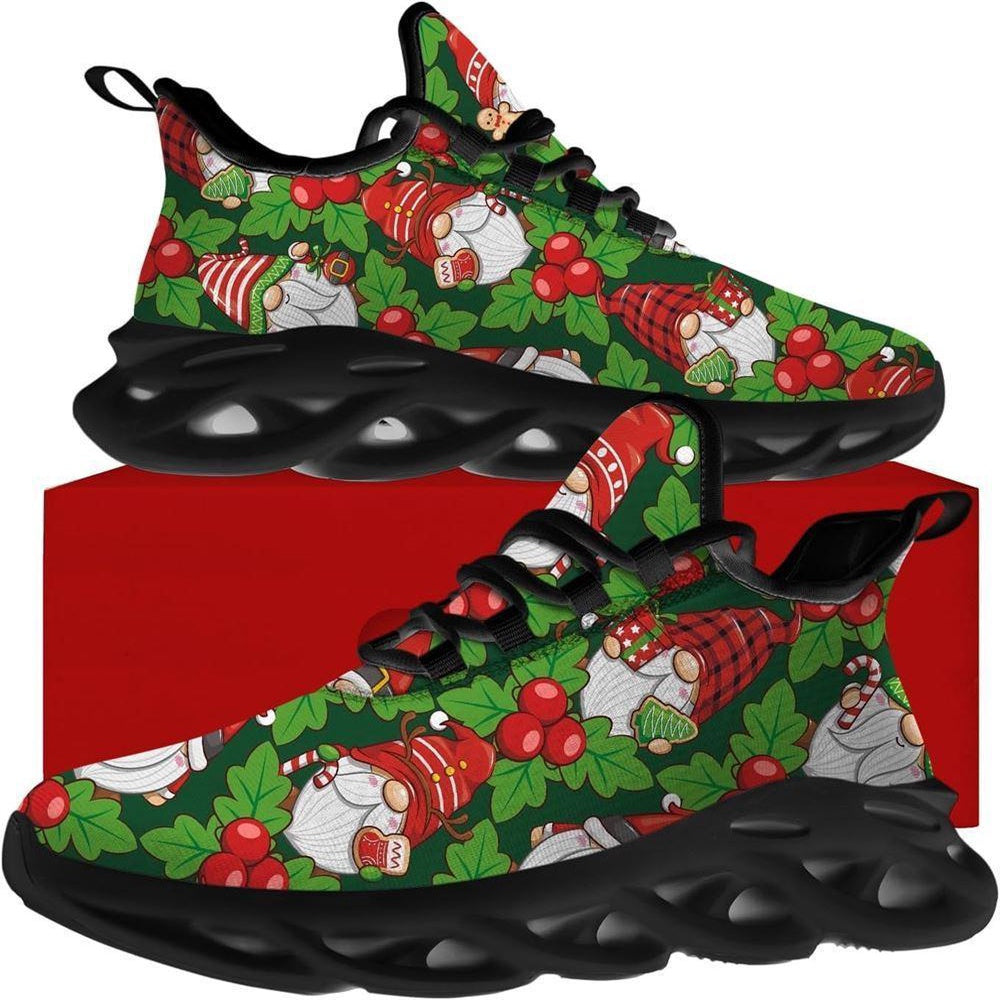 Gnome Christmas Max Soul Shoes, Christmas Sneakers, Christmas Shoes, Christmas Clunky Sneaker