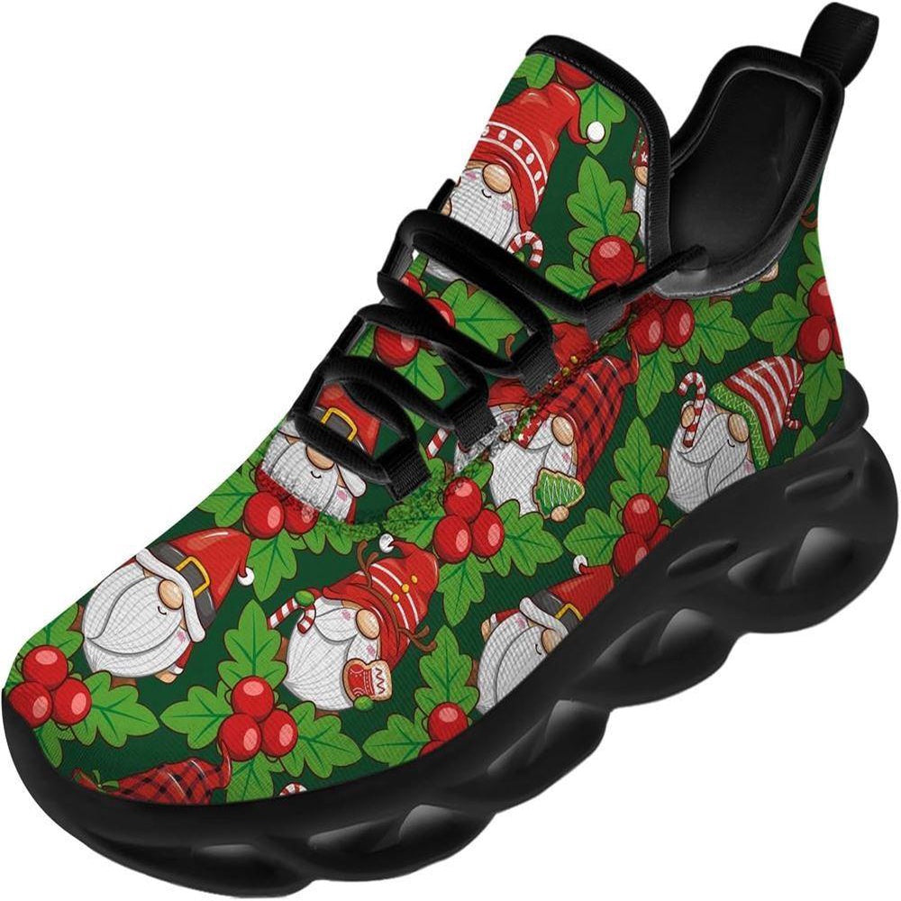 Gnome Christmas Max Soul Shoes, Christmas Sneakers, Christmas Shoes, Christmas Clunky Sneaker