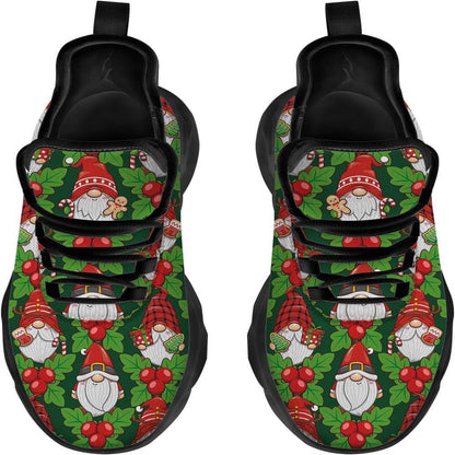 Gnome Christmas Max Soul Shoes, Christmas Sneakers, Christmas Shoes, Christmas Clunky Sneaker