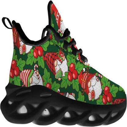 Gnome Christmas Max Soul Shoes, Christmas Sneakers, Christmas Shoes, Christmas Clunky Sneaker
