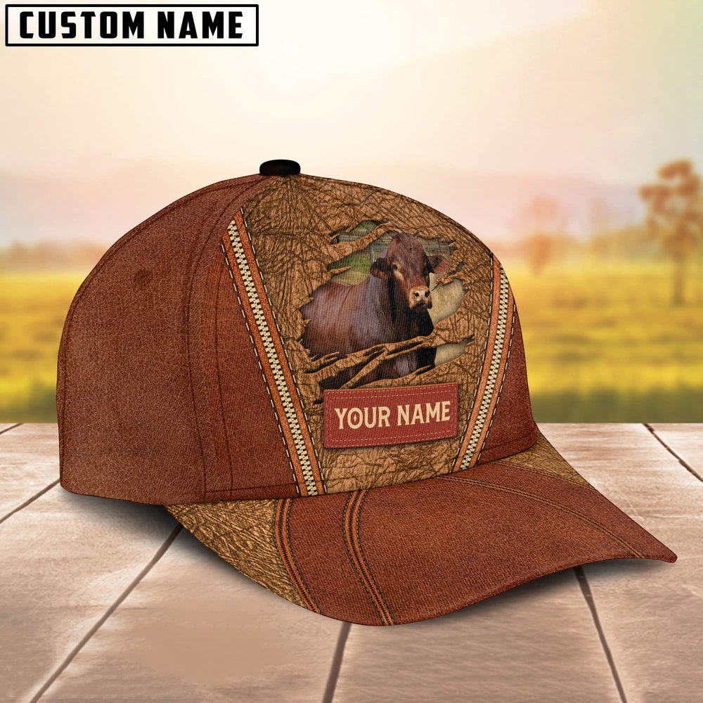 Happy Beefmaster Customized Name Cap, Farmer Cap, Vintage Farmer Hat, Mens Farmer Hats, Cap For Farmers