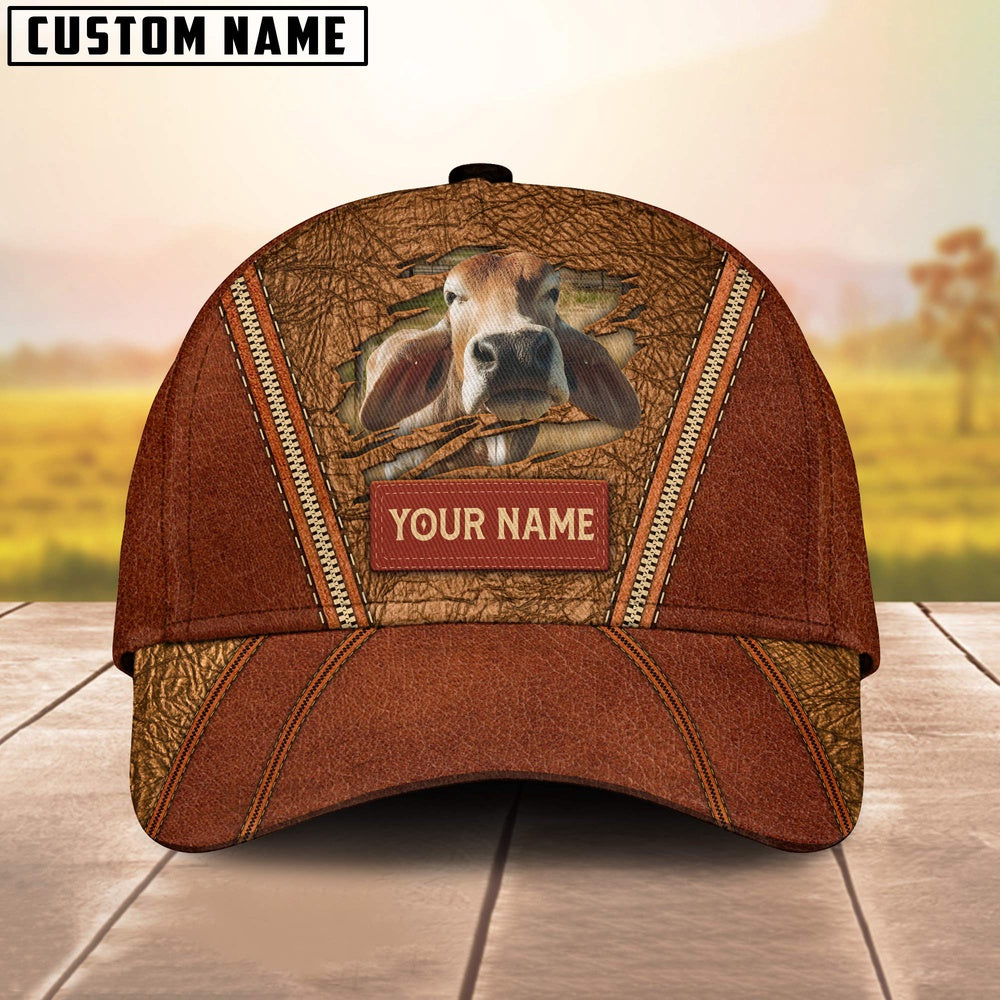 Happy Brahman Customized Name Cap, Farmer Cap, Vintage Farmer Hat, Mens Farmer Hats, Cap For Farmers