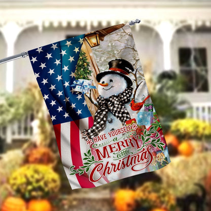 Have Yourself A Merry Little Christmas Garden FlagXmas, Garden Flags, Outdoor Xmas Flags, Christmas Outdoor Decor