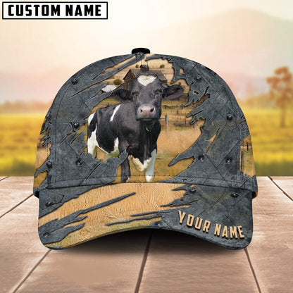 Holstein Customized Name Cap, Farmer Cap, Cap For Farmers, Best Farm Hat, Farm Use Hat