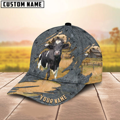 Holstein Customized Name Cap, Farmer Cap, Cap For Farmers, Best Farm Hat, Farm Use Hat