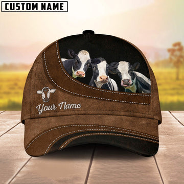 Holstein Happiness Customized Name Cap, Farmer Cap, Cap For Farmers, Best Farm Hat, Farm Use Hat